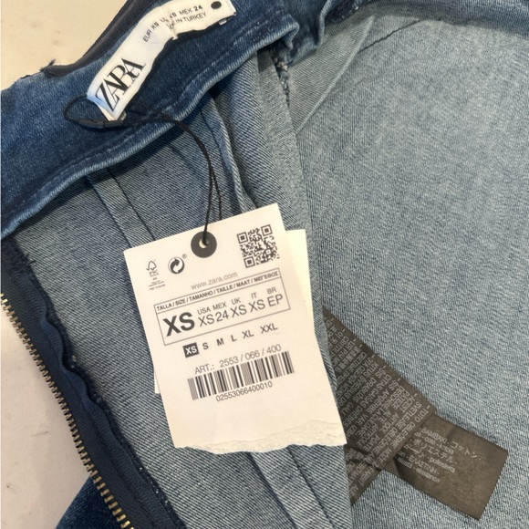 Zara Denim Maxi Dress NWT Size XS - Picture 5 of 8